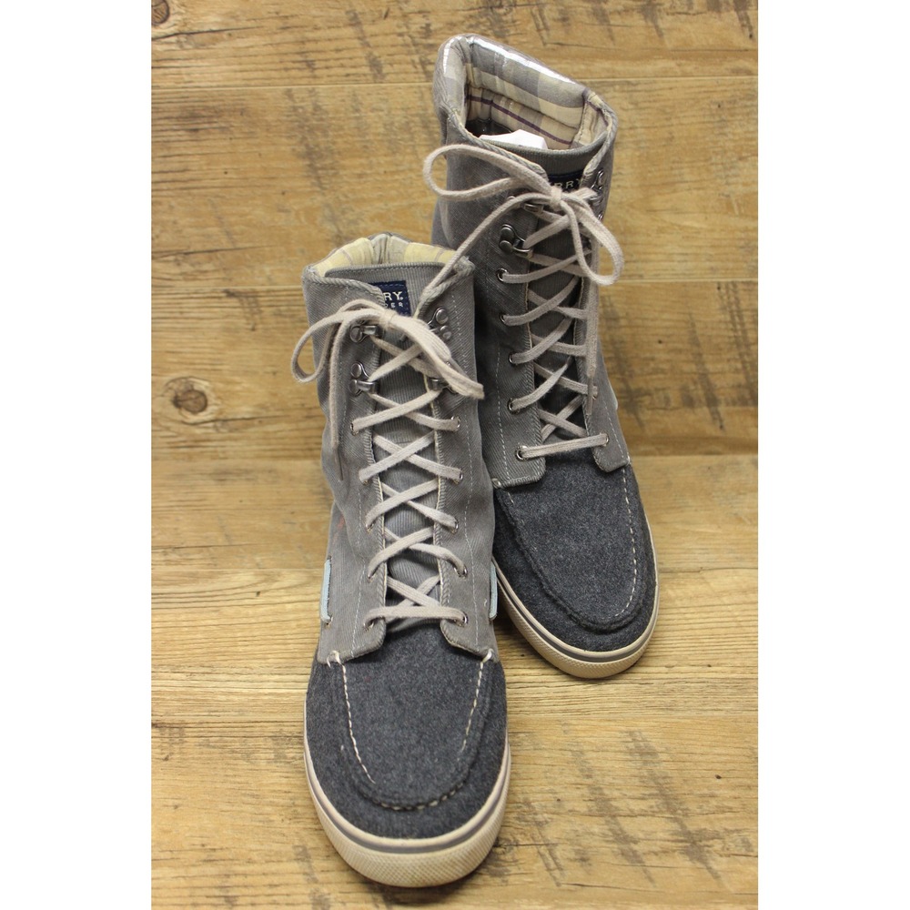 Sperry Top Sider Acklins Women's Corduroy Boat Boots Size 10M